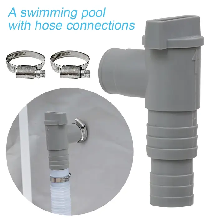 Adaptateur de pompe de filtration de piscine en PVC